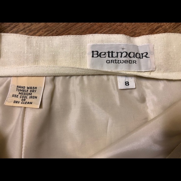 VINTAGE! Bettmaar artwear totem skirt! Wearable art. Vtg Size 8. Modern Size 4 - Picture 6 of 7